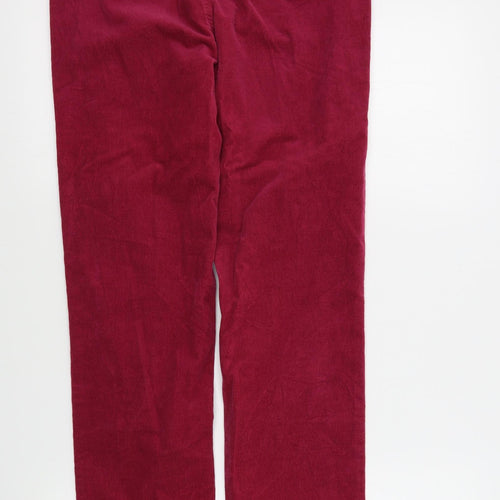 M&S Womens Pink   Trousers  Size 10 L33 in