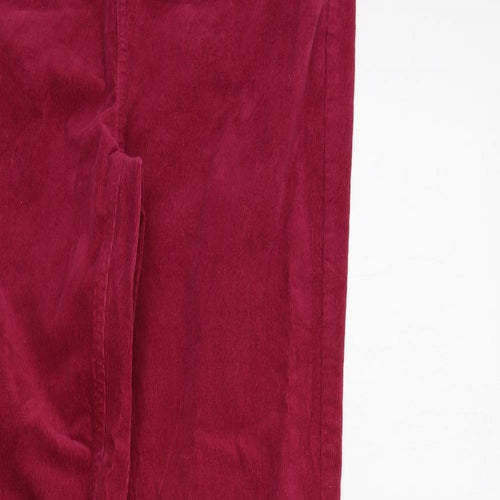 M&S Womens Pink   Trousers  Size 10 L33 in