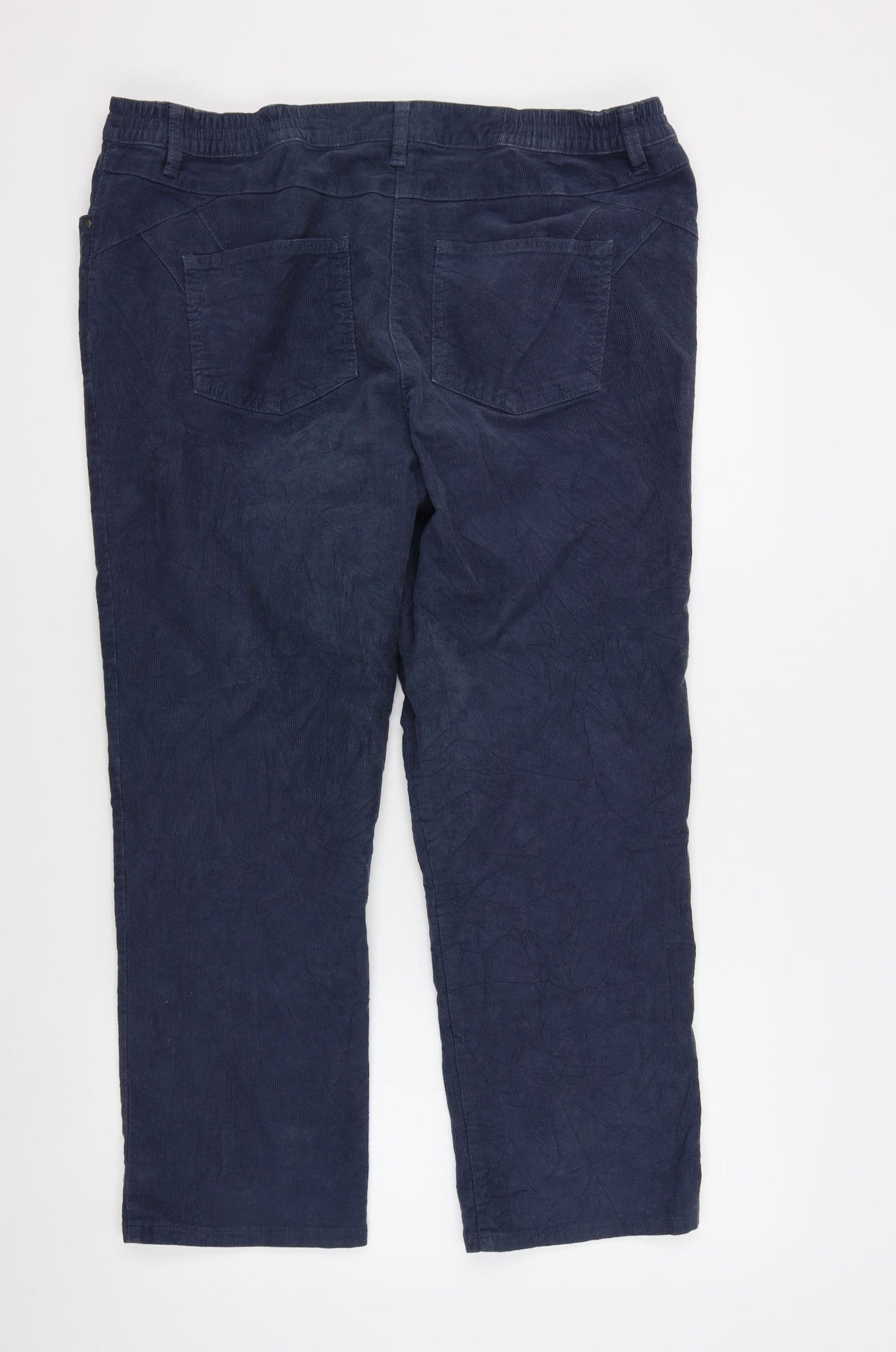 Cotton Traders Womens Blue   Trousers  Size 16 L26 in
