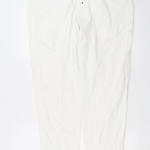 Gina Benotti Womens White  Denim Straight Jeans Size 16 L30 in