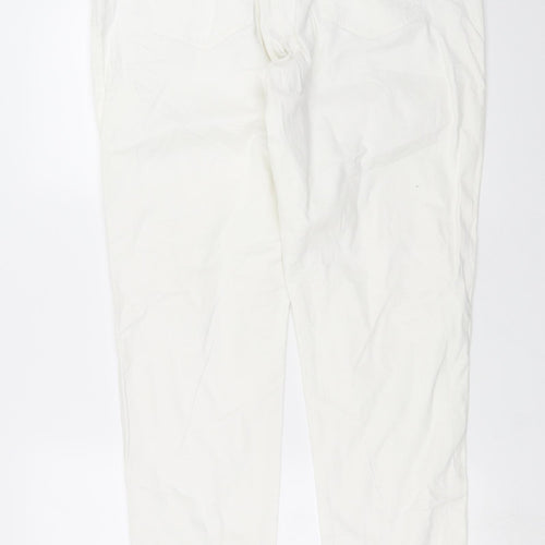 Gina Benotti Womens White  Denim Straight Jeans Size 16 L30 in