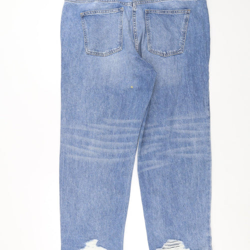NEXT Womens Blue  Denim Cropped Jeans Size 18 L26 in