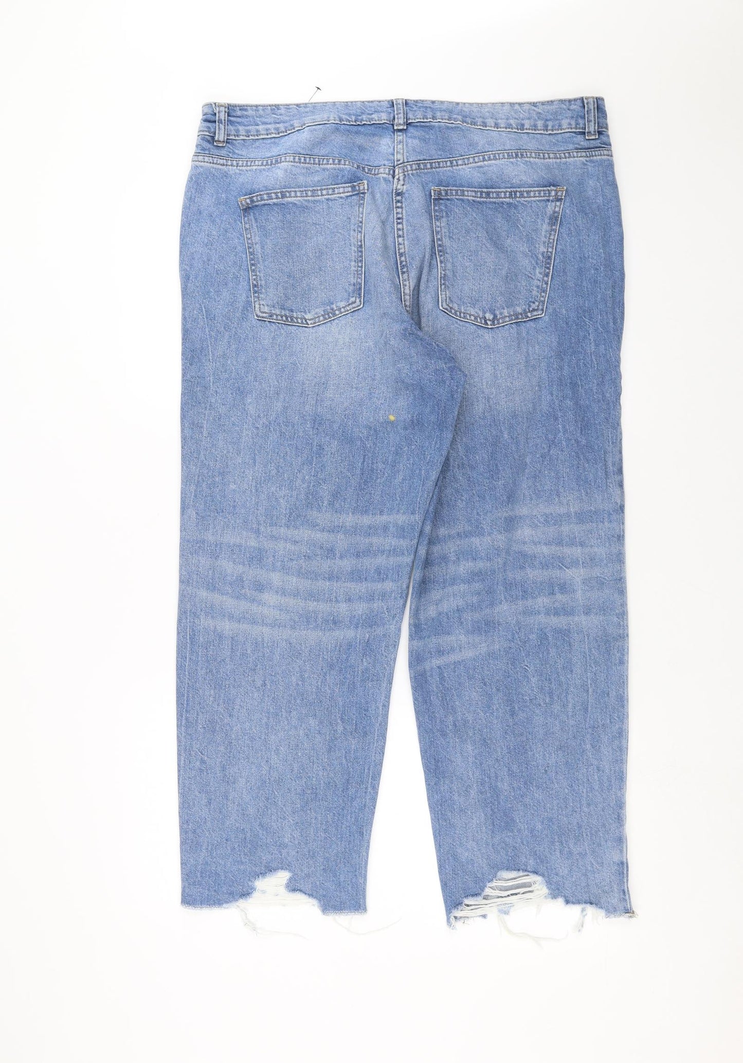 NEXT Womens Blue  Denim Cropped Jeans Size 18 L26 in