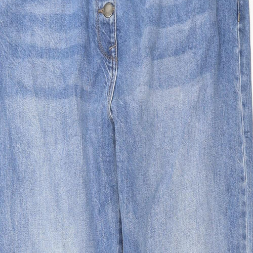NEXT Womens Blue  Denim Cropped Jeans Size 18 L26 in