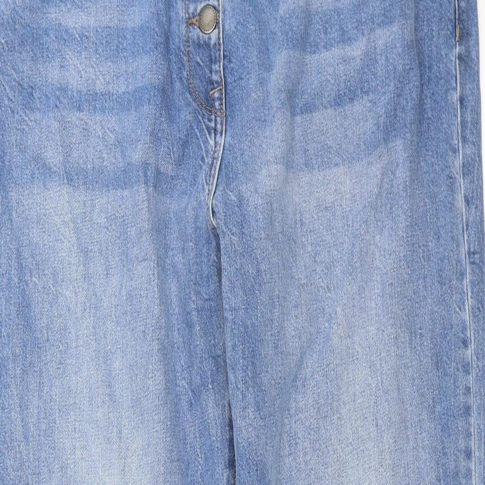 NEXT Womens Blue  Denim Cropped Jeans Size 18 L26 in