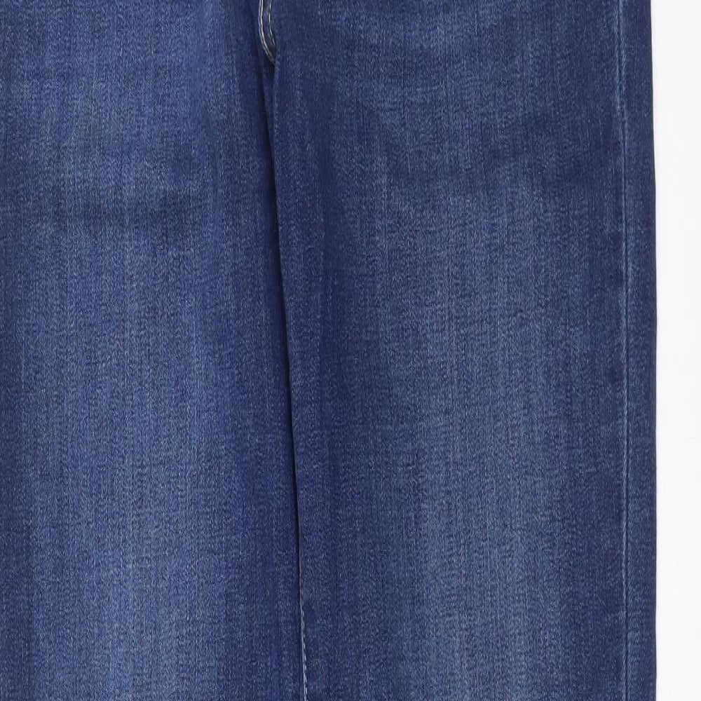 LEVIS Womens Blue  Denim Straight Jeans Size 29 in L32 in