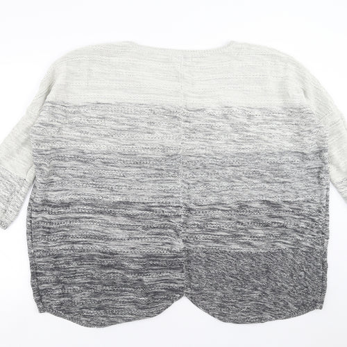 Label Lab Womens Grey  Knit Pullover Jumper Size 16