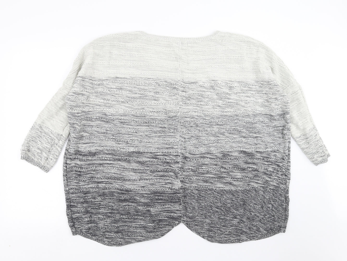 Label Lab Womens Grey  Knit Pullover Jumper Size 16