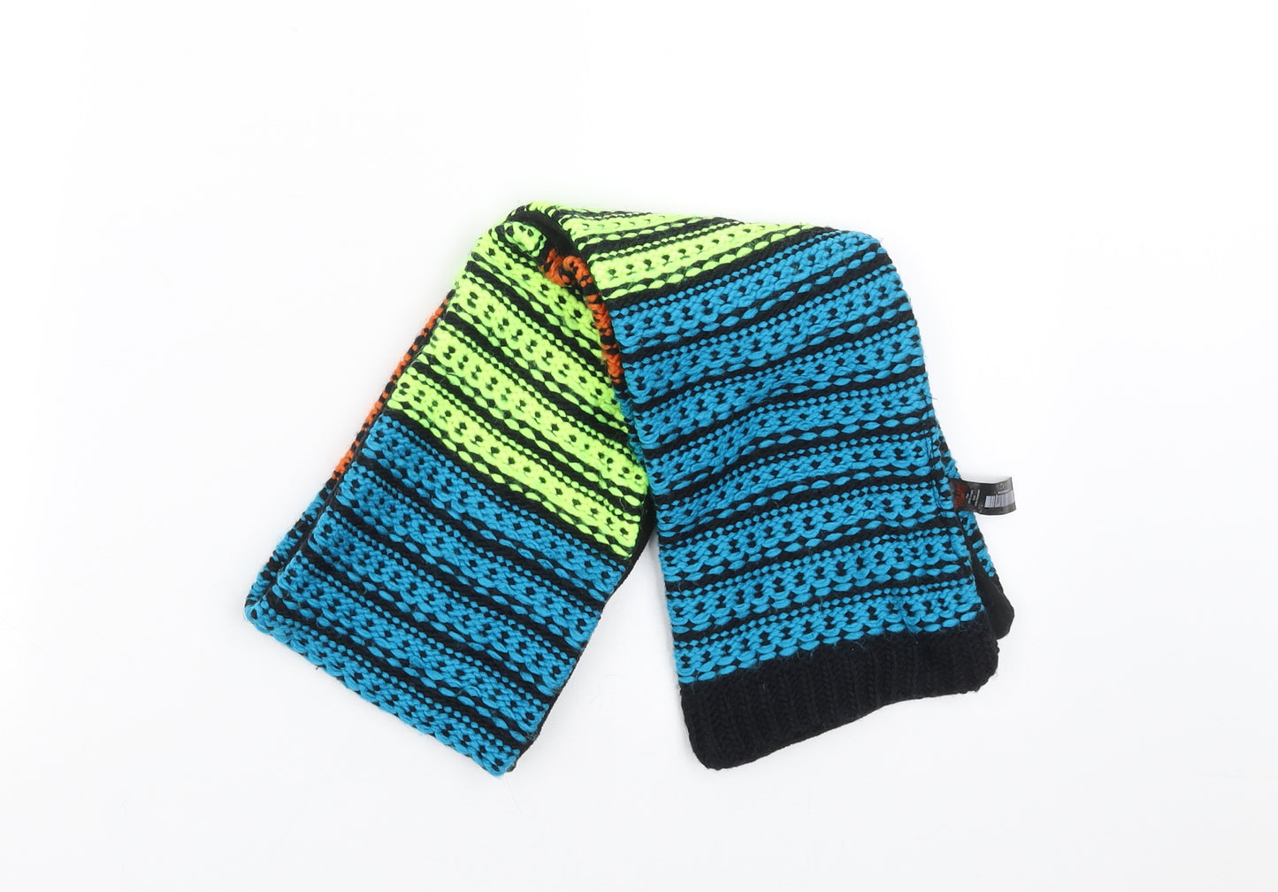 Nutmeg Boys Blue Striped  Scarf  One Size
