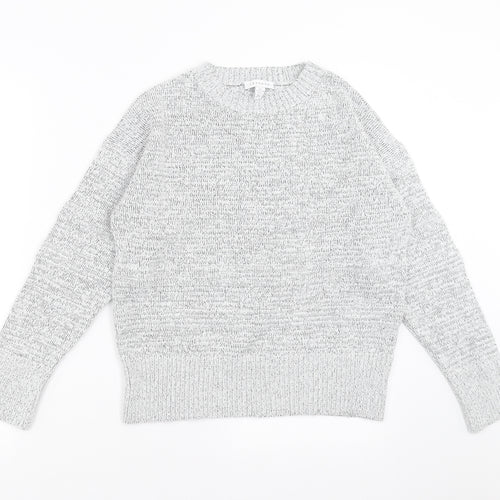 Topshop Womens Grey  Knit Pullover Jumper Size S