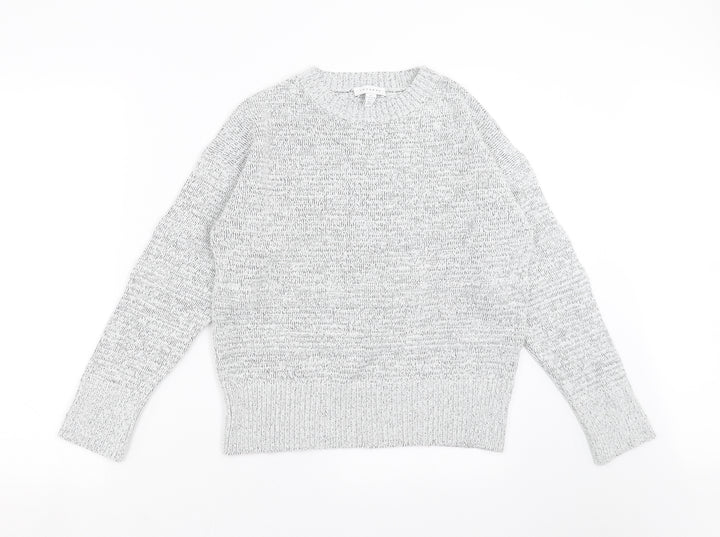Topshop Womens Grey  Knit Pullover Jumper Size S