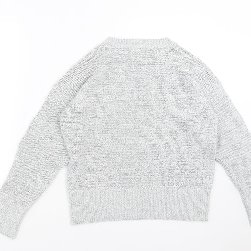Topshop Womens Grey  Knit Pullover Jumper Size S