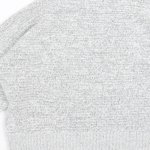 Topshop Womens Grey  Knit Pullover Jumper Size S