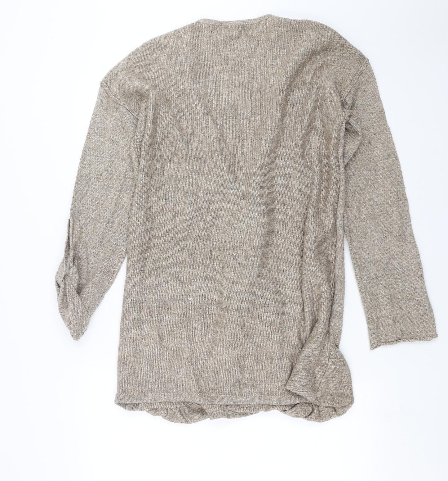 NEXT Womens Beige  Knit Cardigan Jumper Size 14