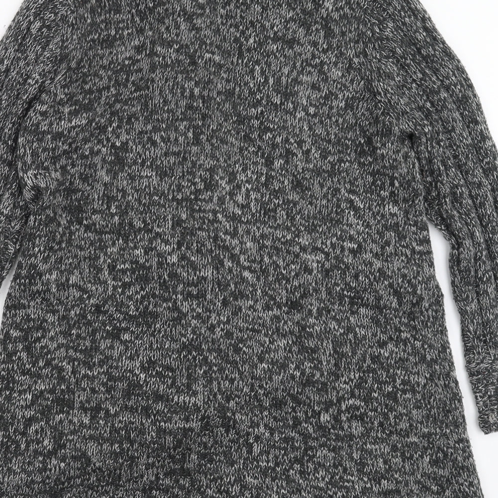 Debenhams Womens Grey  Knit Cardigan Jumper Size 16