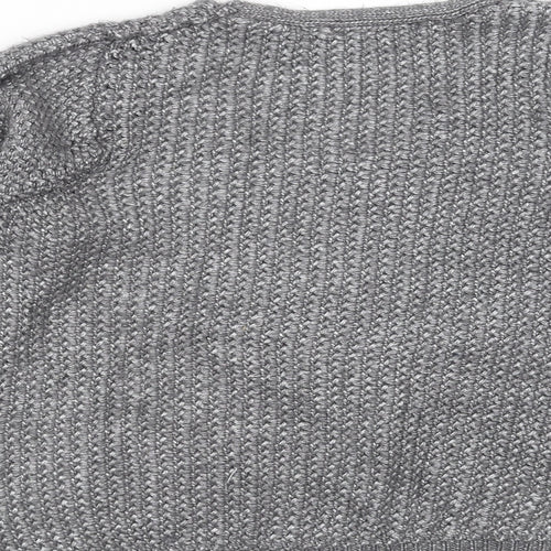 George Womens Grey  Knit Pullover Jumper Size M