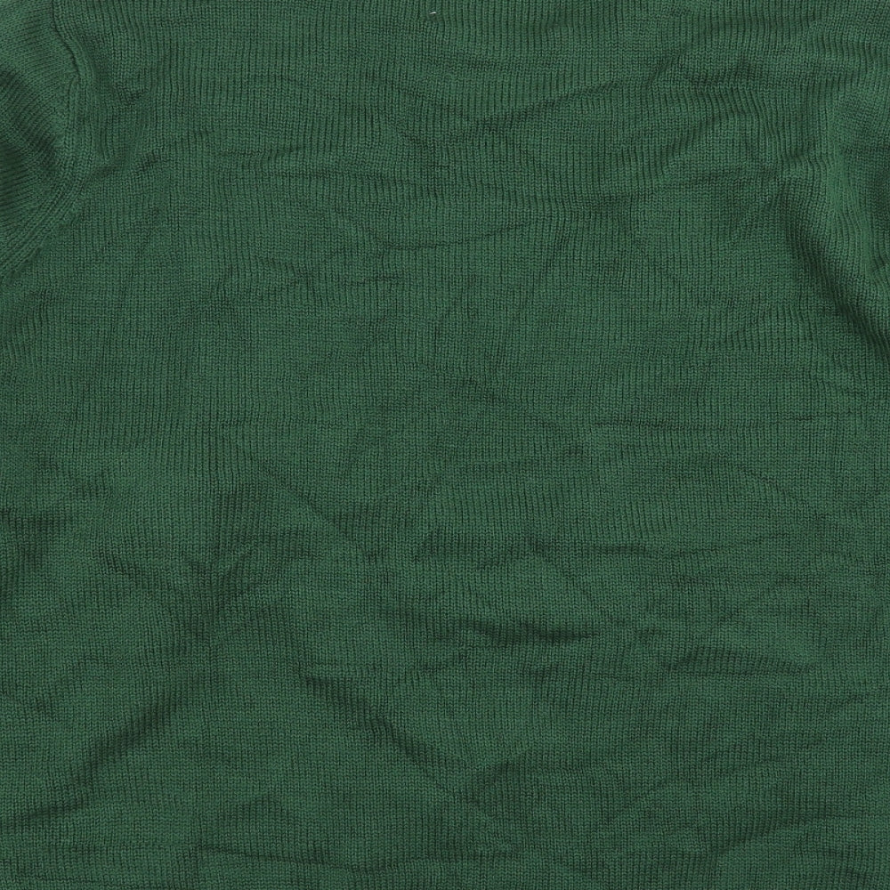 Cedar Wood State Mens Green  Knit Pullover Jumper Size 2XL  - christmas