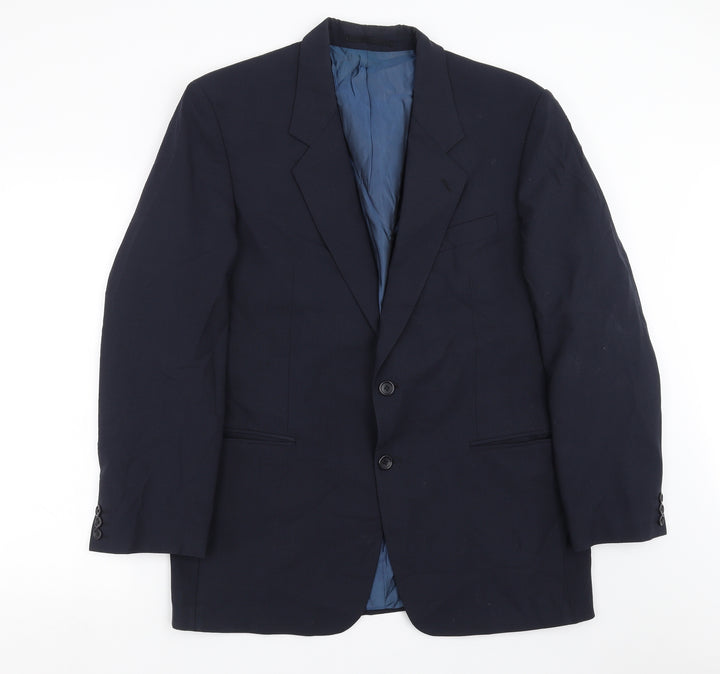 VARTEKS Mens Blue Jacket Suit Jacket Size 42