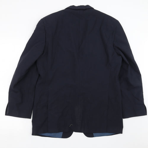 VARTEKS Mens Blue   Jacket Suit Jacket Size 42