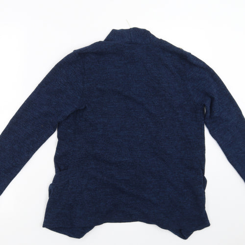 Carol Rose Womens Blue  Knit Cardigan Jumper Size M