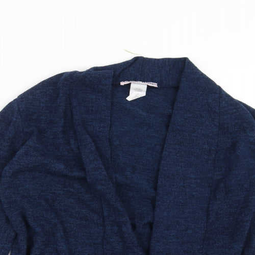 Carol Rose Womens Blue  Knit Cardigan Jumper Size M
