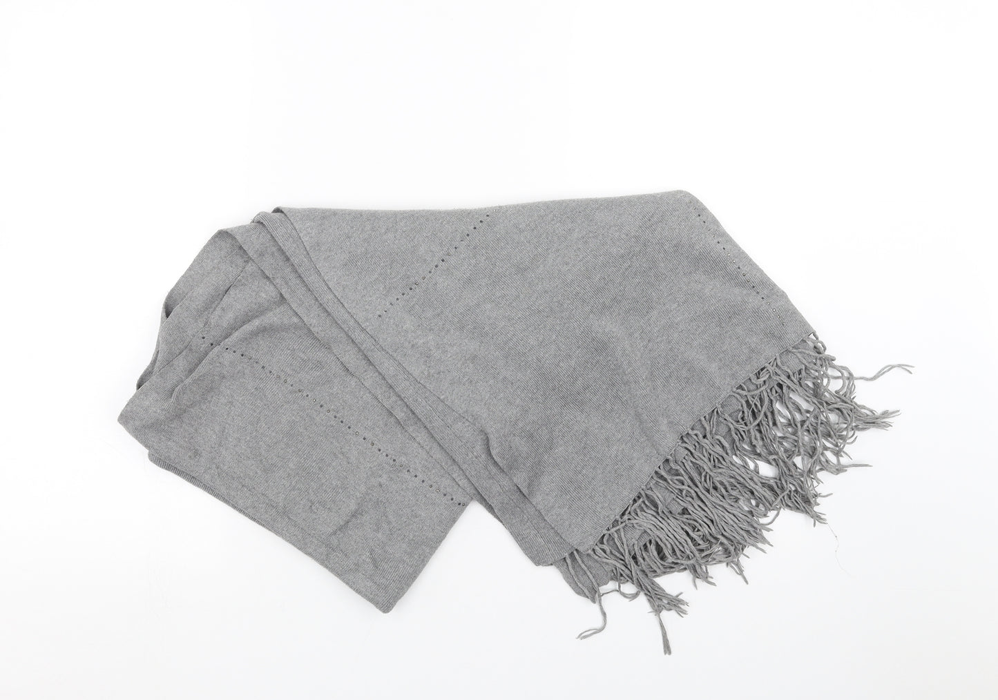 Angelica Womens Grey  Knit  Shawl/Wrap