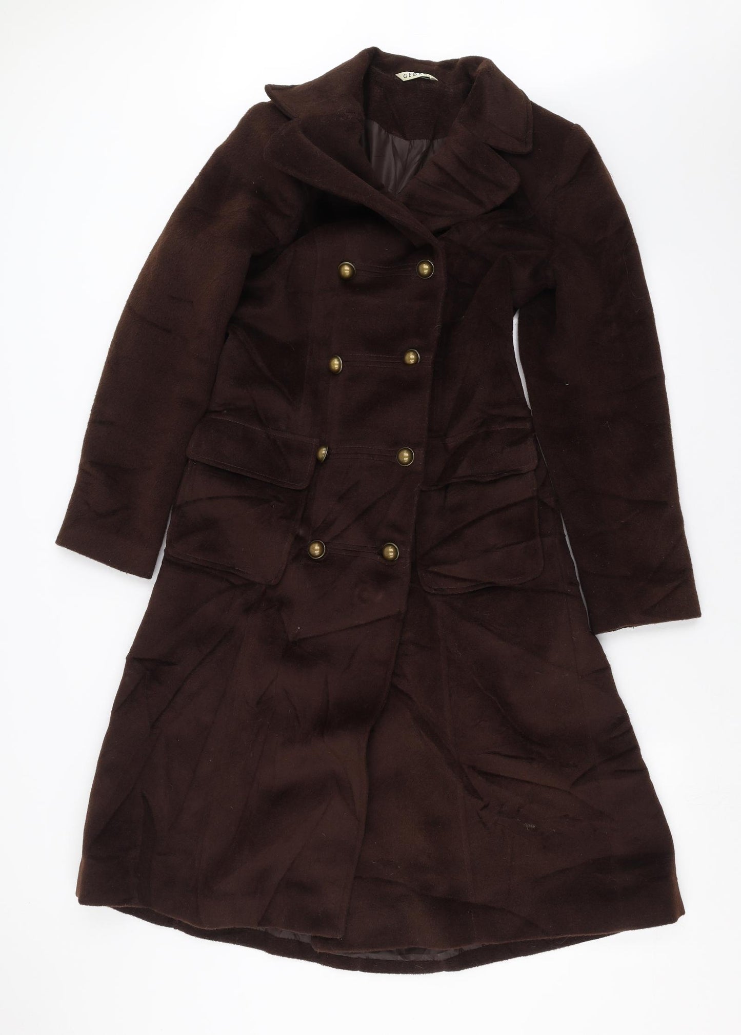 George Womens Brown   Trench Coat Coat Size 10