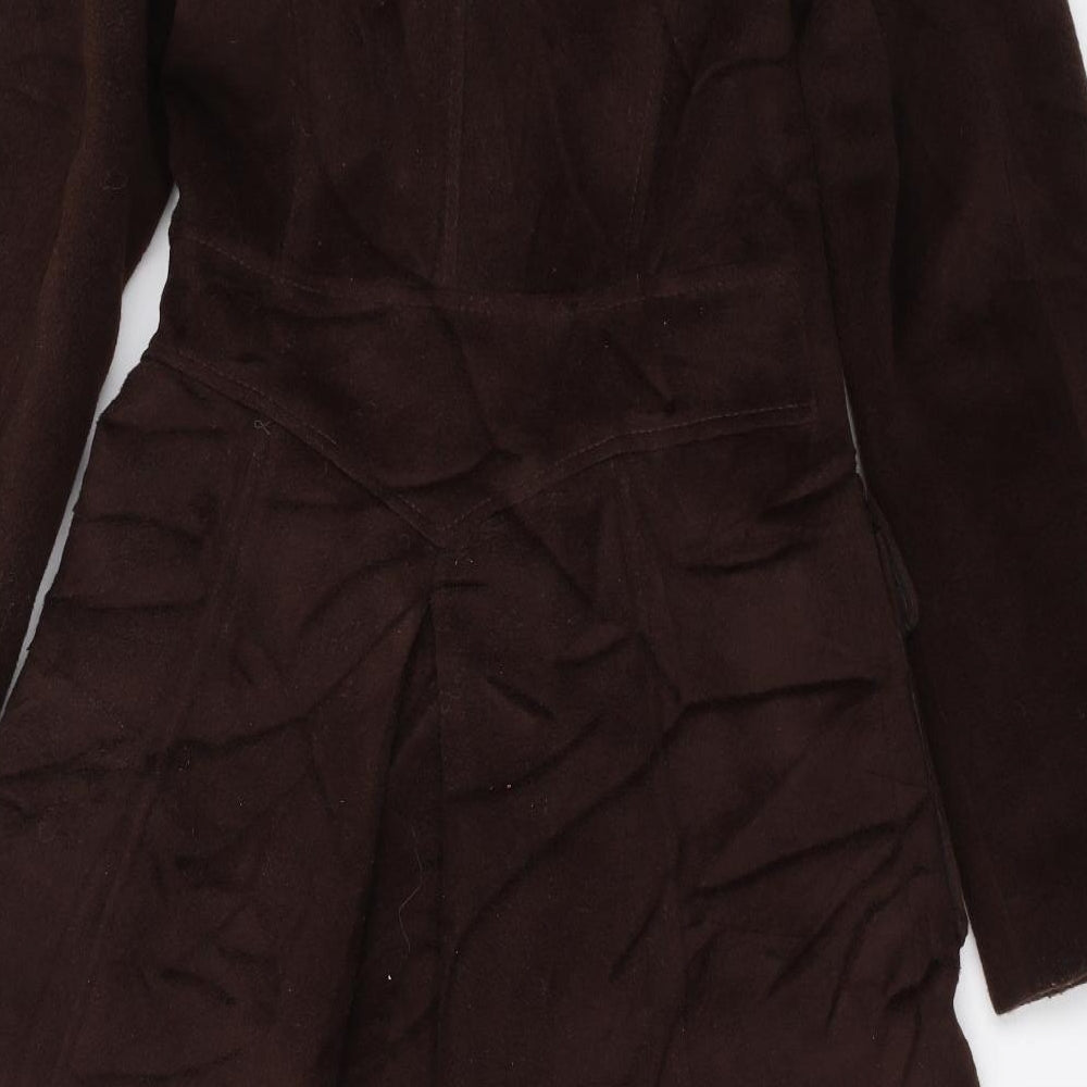 George Womens Brown   Trench Coat Coat Size 10