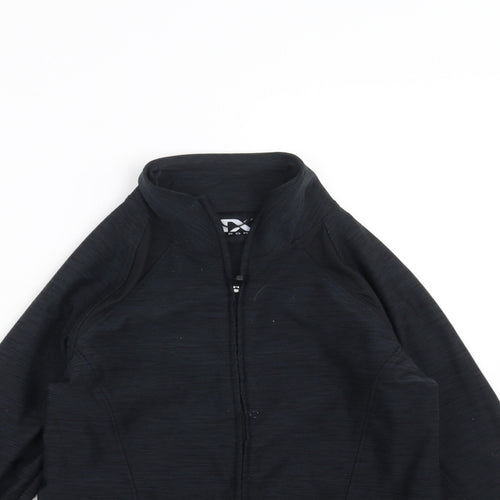 NEXT Girls Black   Full Zip Jumper Size 10 Years