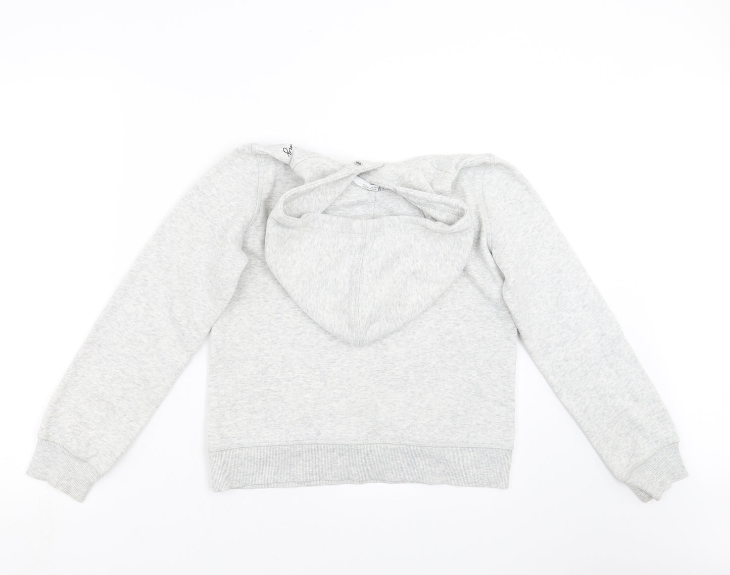 H&M Girls Grey   Pullover Hoodie Size 11-12 Years  - stars