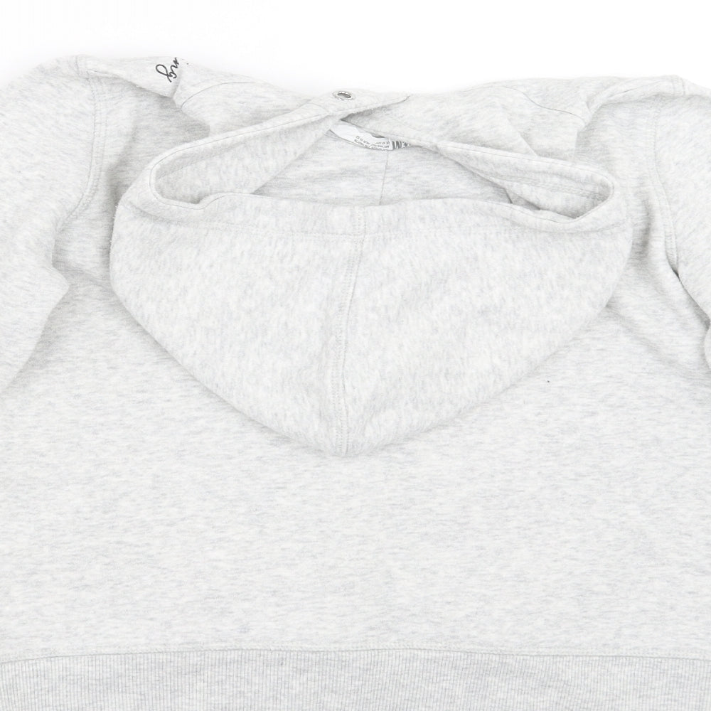 H&M Girls Grey   Pullover Hoodie Size 11-12 Years  - stars
