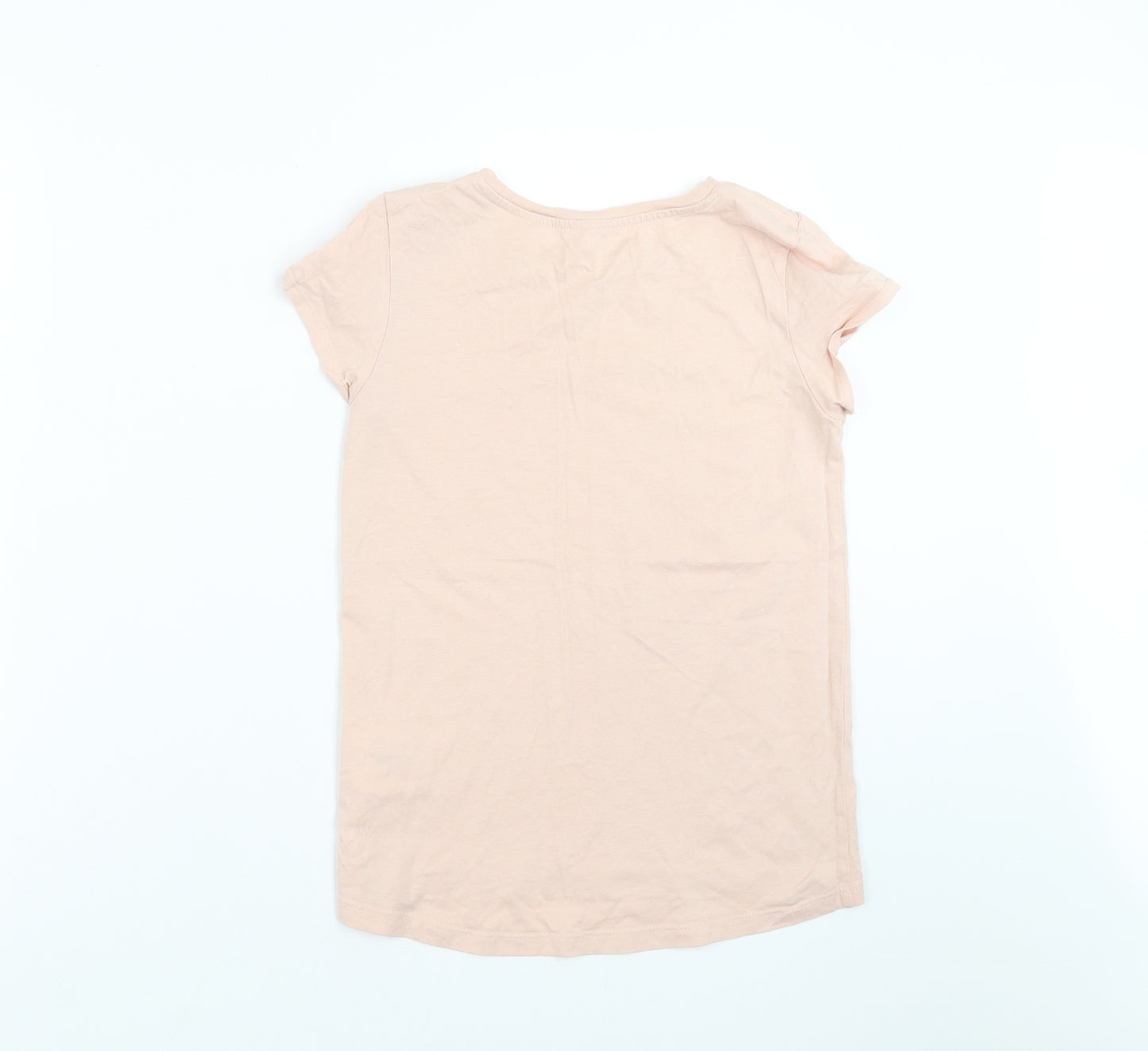 H&M Girls Pink   Basic T-Shirt Size 10-11 Years