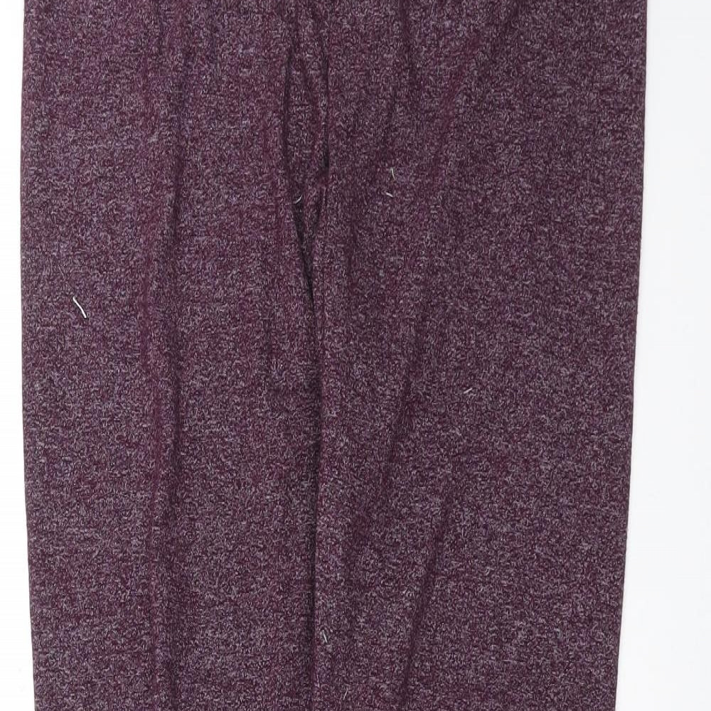 Primark Womens Purple   Carrot Leggings Size 12 L29 in