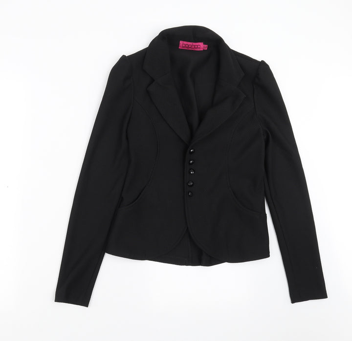 Boohoo Womens Black Jacket Size 10