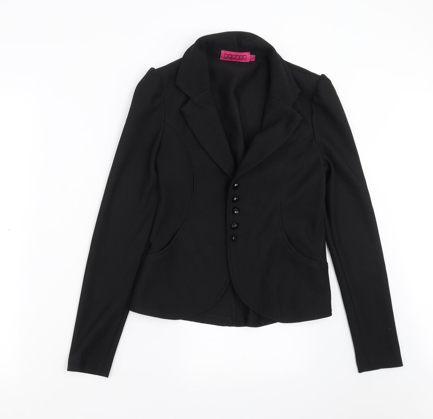 Boohoo Womens Black   Jacket  Size 10