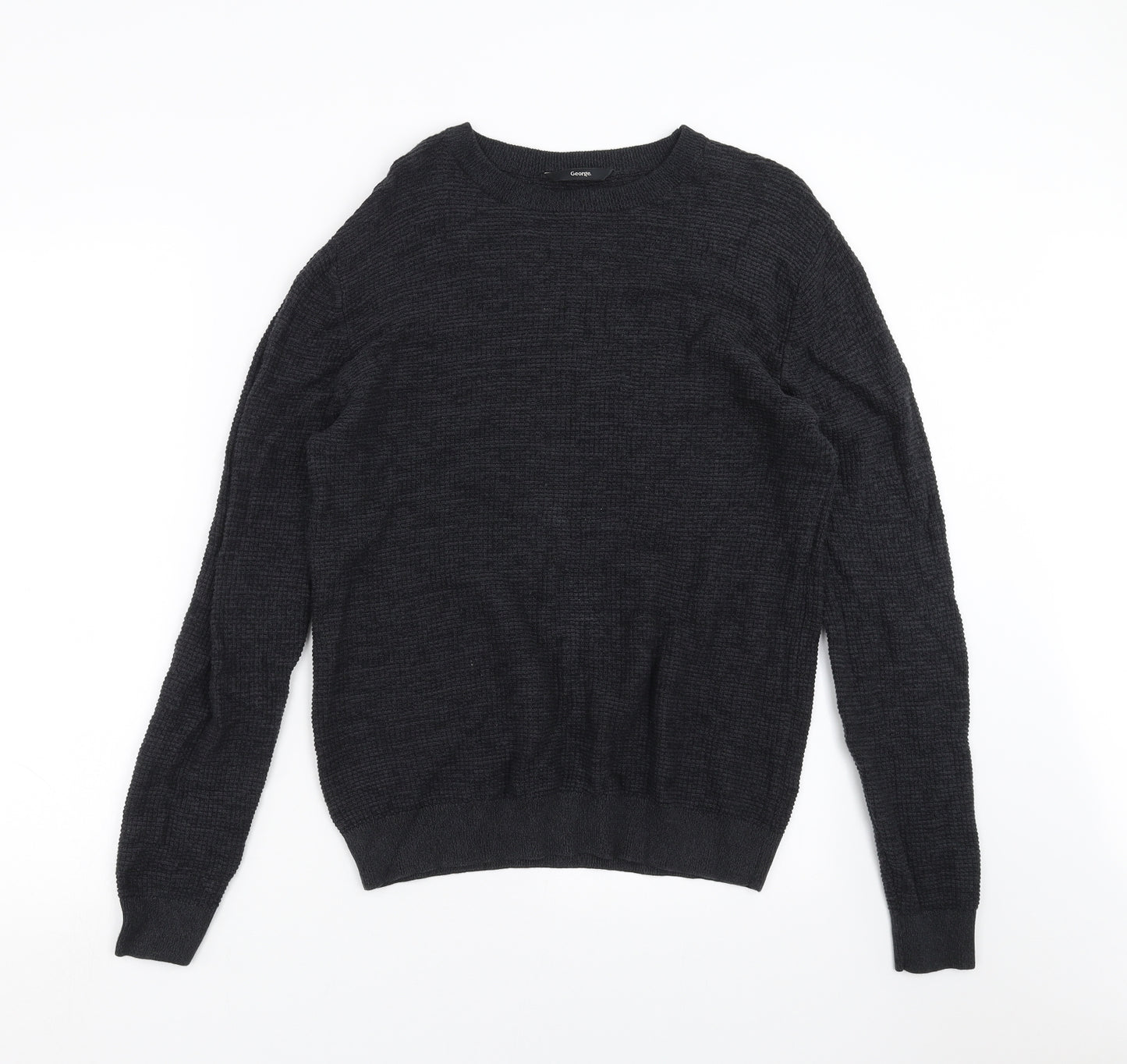 George Mens Grey   Pullover Jumper Size M