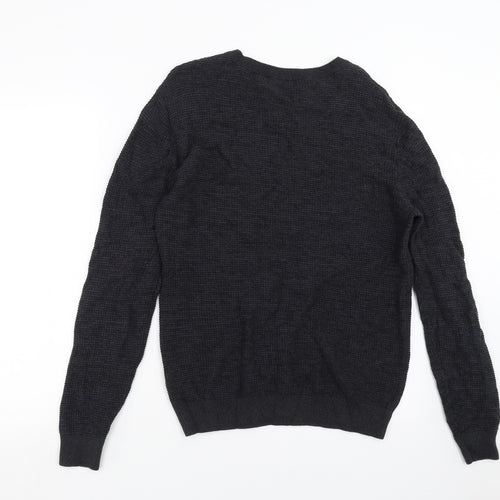 George Mens Grey   Pullover Jumper Size M