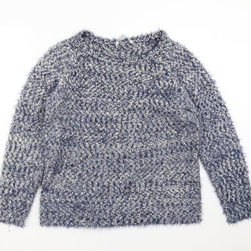 Pebble Bay Womens Blue  Knit Pullover Jumper Size L