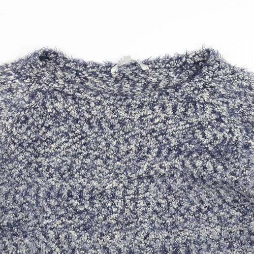 Pebble Bay Womens Blue  Knit Pullover Jumper Size L