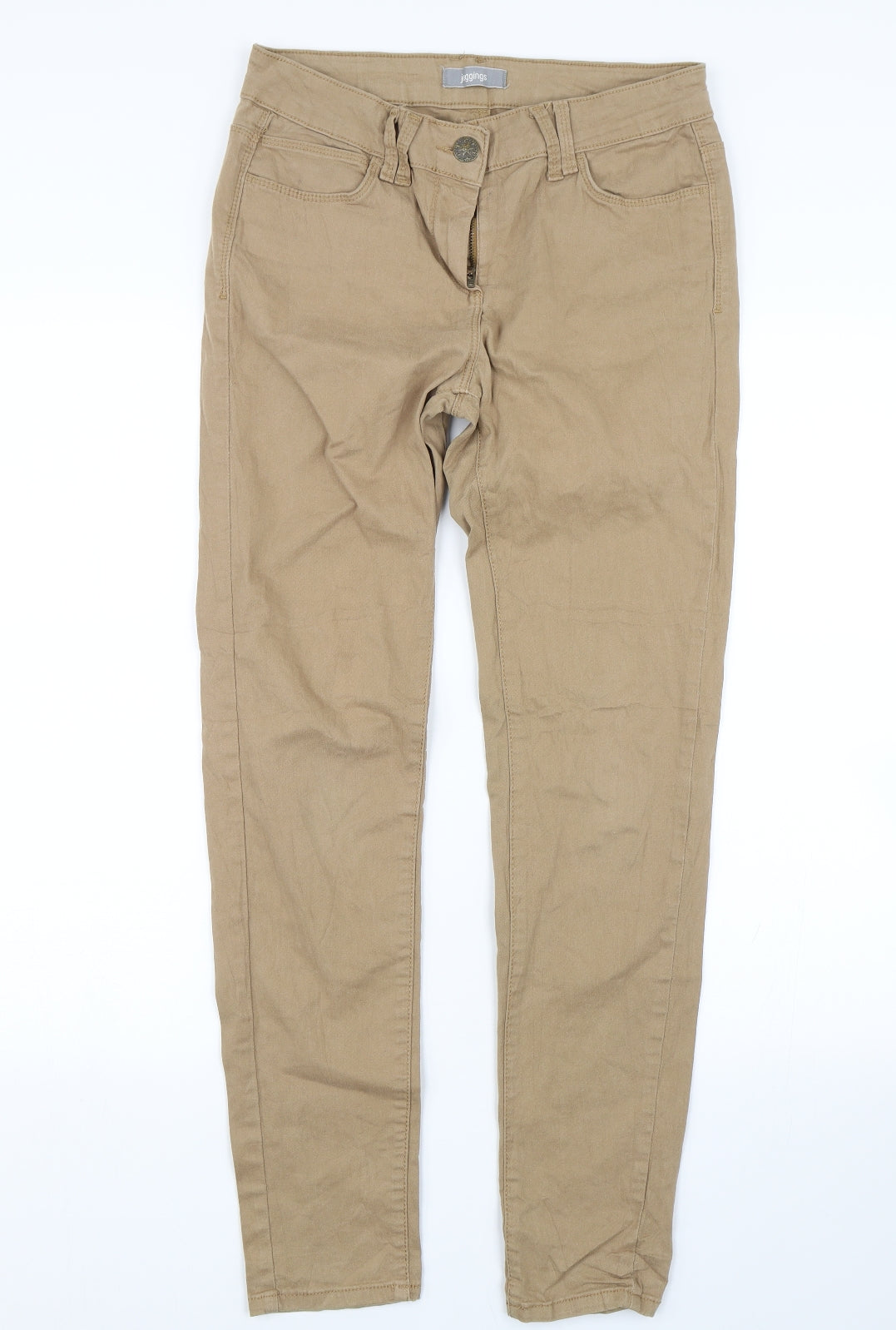 M&S Womens Brown  Denim Jegging Jeans Size 10 L27 in