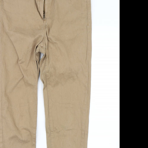 M&S Womens Brown  Denim Jegging Jeans Size 10 L27 in
