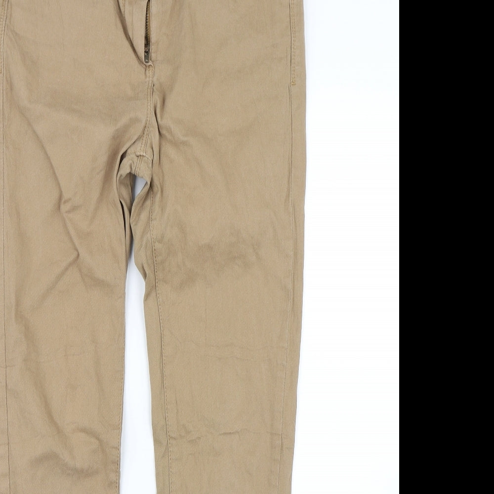 M&S Womens Brown  Denim Jegging Jeans Size 10 L27 in