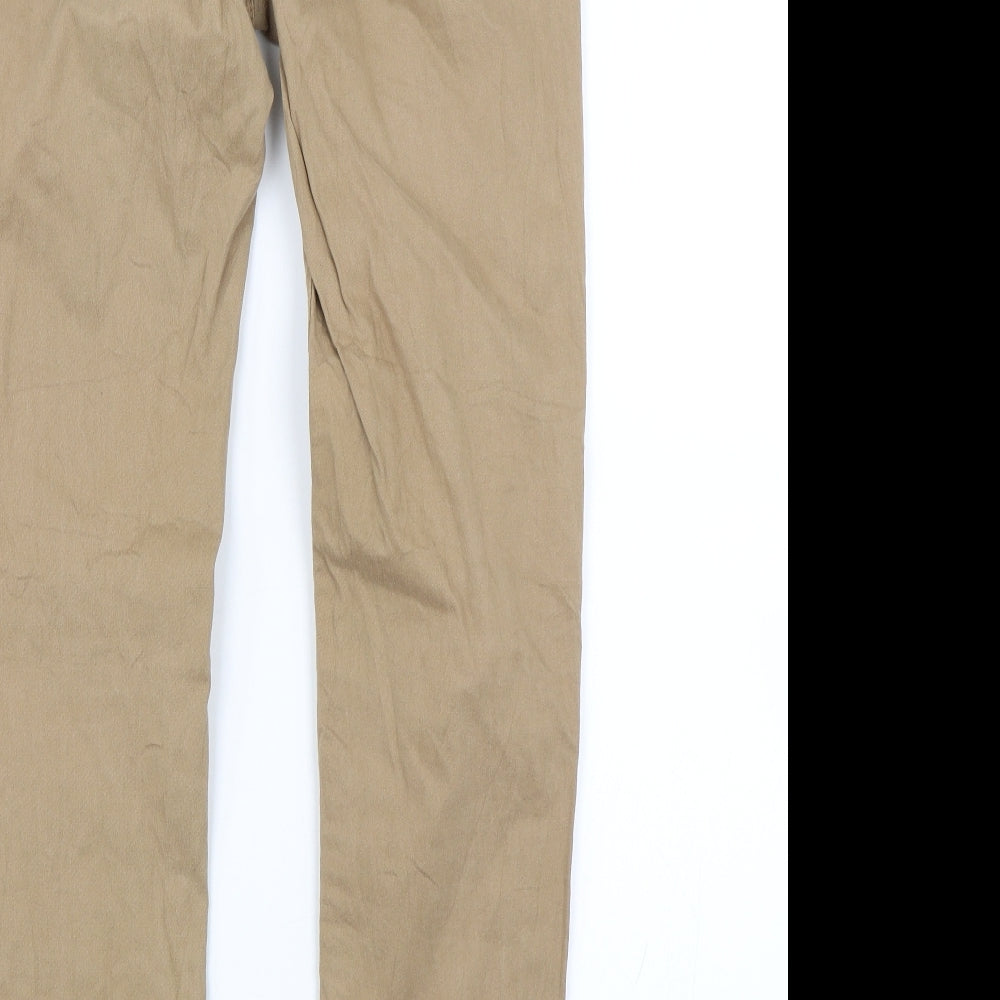 M&S Womens Brown  Denim Jegging Jeans Size 10 L27 in