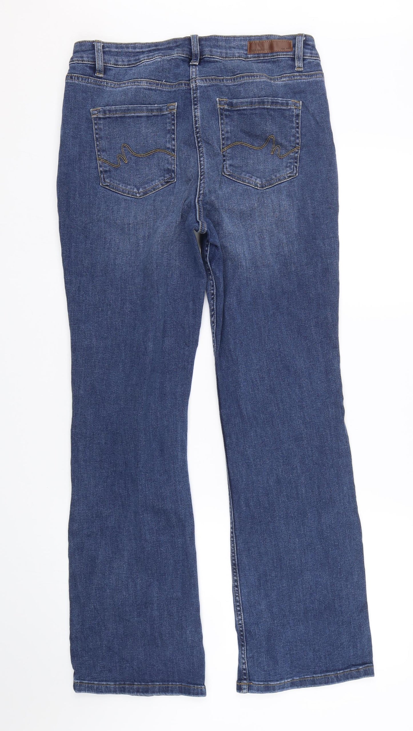 NEXT Womens Blue  Denim Bootcut Jeans Size 14 L28 in