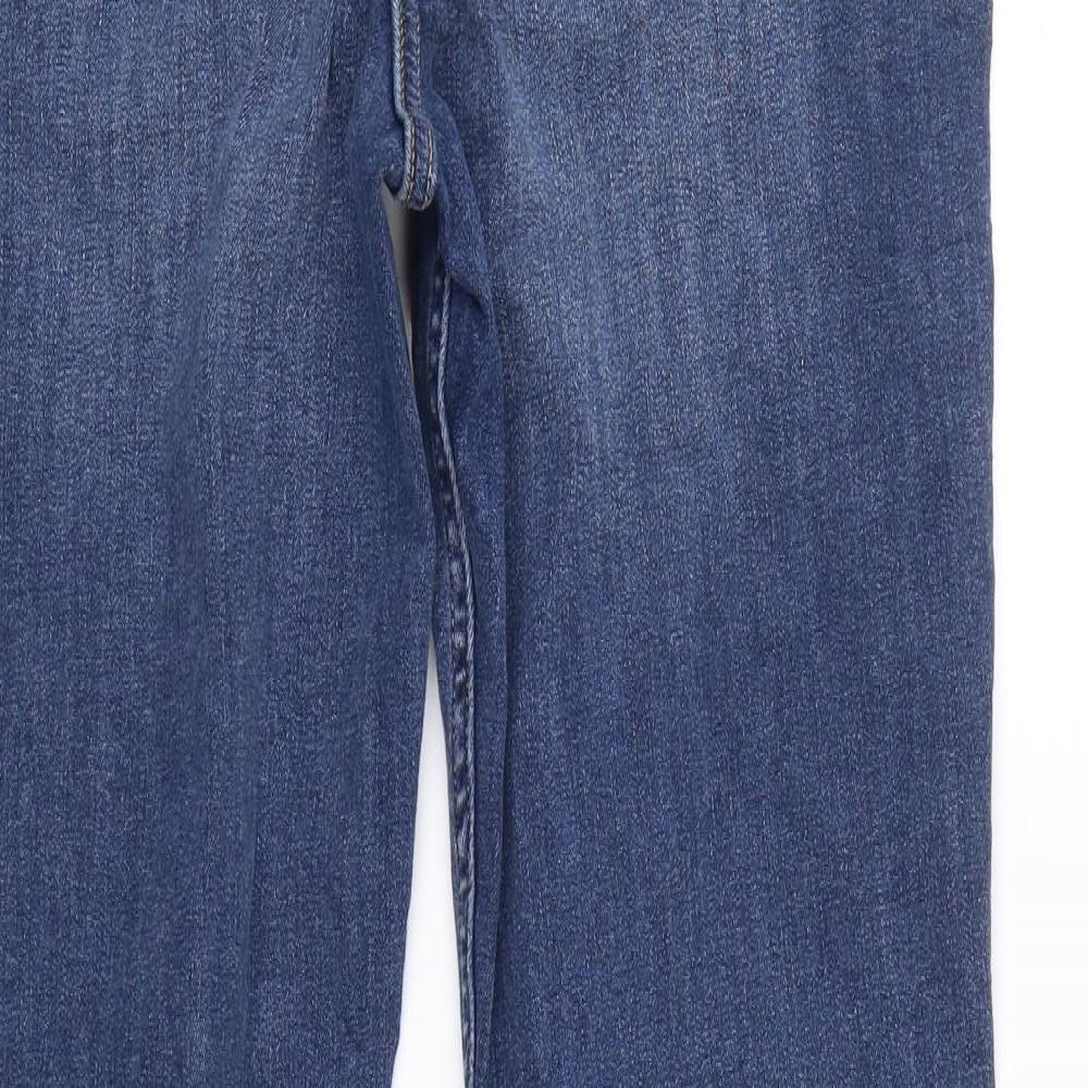 NEXT Womens Blue  Denim Bootcut Jeans Size 14 L28 in