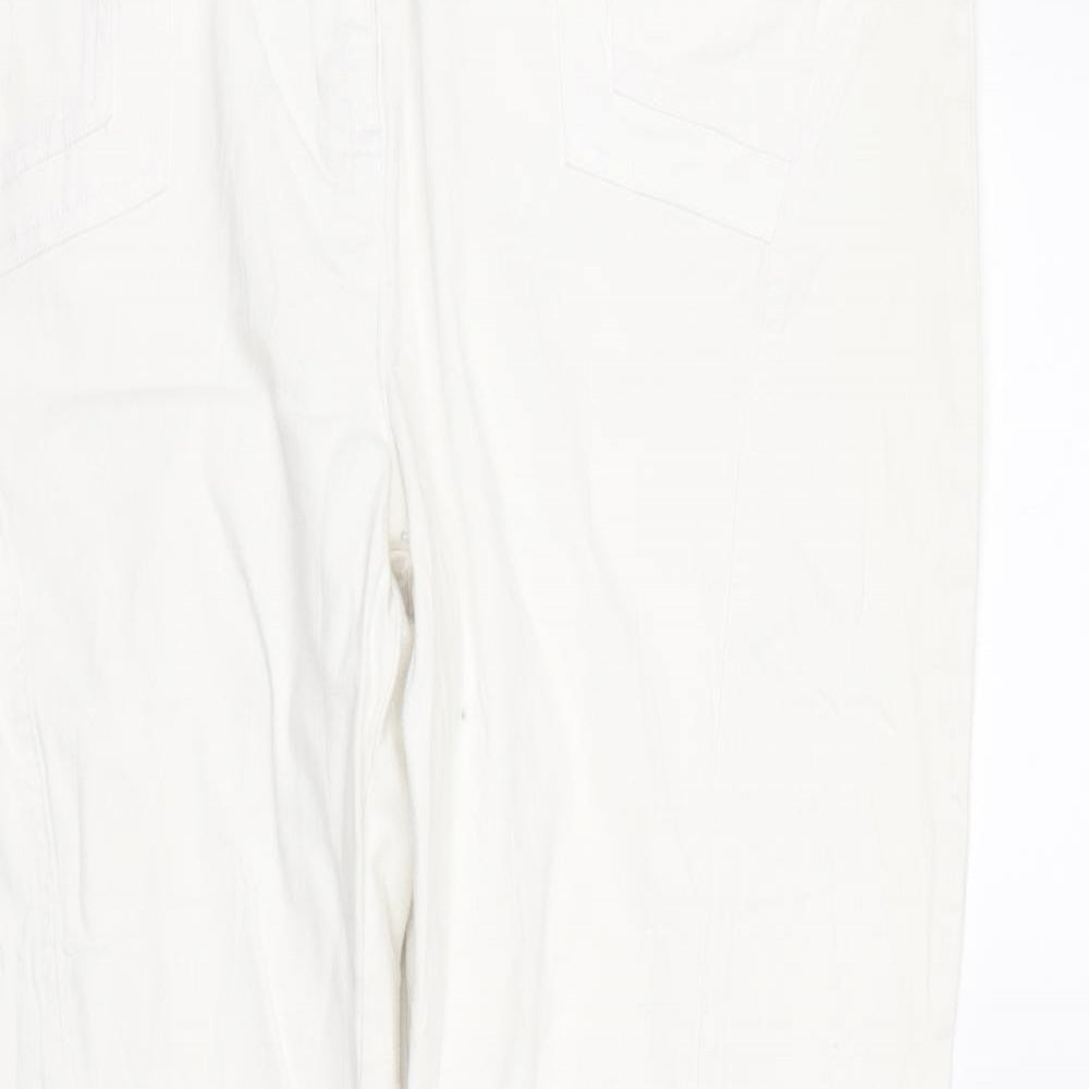 Together Womens White  Denim Straight Jeans Size 20 L26 in