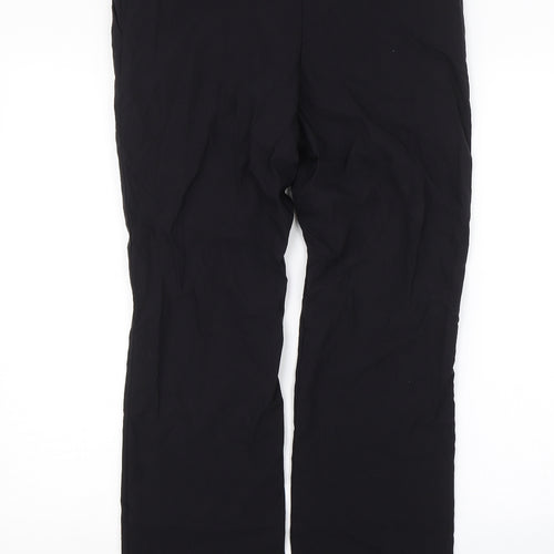 Papaya Womens Black   Trousers  Size 14 L26 in