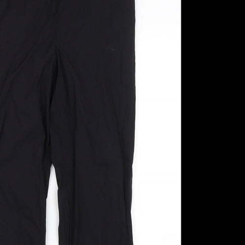 Papaya Womens Black   Trousers  Size 14 L26 in