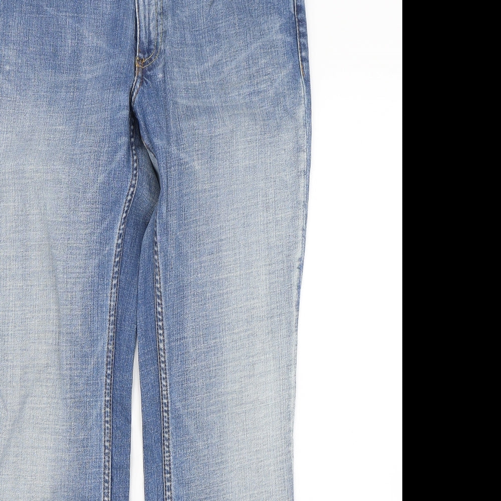 Lee Cooper Womens Blue  Denim Straight Jeans Size 12 L28 in