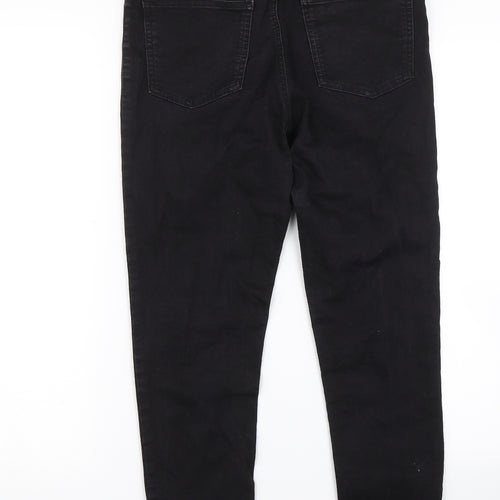 Preworn Womens Black  Denim Jegging Jeans Size S L23 in